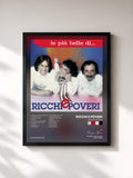 #noir Tableau de l'album Ricchi E Poveri de Ricchi e Poveri, cadre noir, imprimé et encadré en France