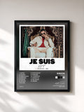 #noir Tableau de l'album Je Suis de DJEZJA, cadre noir, imprimé et encadré en France