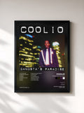 #noir Tableau de l'album Gangsta's Paradise de Coolio, cadre noir, imprimé et encadré en France