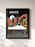 #noir Tableau de l'album Trio Sessions (Vol. 2) de Joseph, cadre noir, imprimé et encadré en France