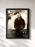 #noir Tableau de l'album Flaschenpost de Reinhard Mey, cadre noir, imprimé et encadré en France