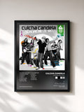 #noir Tableau de l'album Schöne Neue Welt de Culcha Candela, cadre noir, imprimé et encadré en France