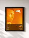 #noir Tableau de l'album Für dich. de Xavier Naidoo, cadre noir, imprimé et encadré en France