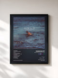 #noir Tableau de l'album Tremendous Sea of Love de Passion Pit, cadre noir, imprimé et encadré en France