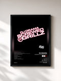 #noir Tableau de l'album Screwed In The Grillz Vol. 1 de Dj Drama, cadre noir, imprimé et encadré en France