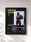 #noir Tableau de l'album Heaux Tales de Jazmine Sullivan, cadre noir, imprimé et encadré en France