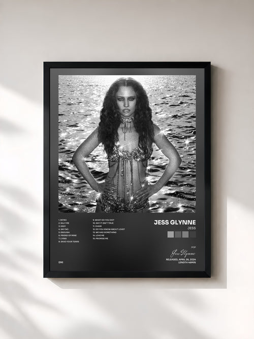 Jess Glynne · JESS — Framed art print