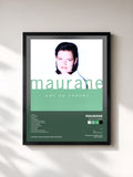 #noir Tableau de l'album Ami Ou Ennemi de Maurane, cadre noir, imprimé et encadré en France