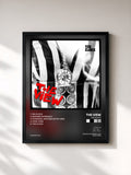 #noir Tableau de l'album The Clock de The View, cadre noir, imprimé et encadré en France