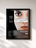 #noir Tableau de l'album Girl, Interrupted (Original Motion Picture Score) de Mychael Danna, cadre noir, imprimé et encadré en France
