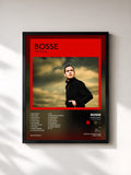 #noir Tableau de l'album Wartesaal (Deluxe Version) de Bosse, cadre noir, imprimé et encadré en France