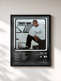#noir Major Without A Deal (15yr Anniversary) di Troy Ave in stampa incorniciata, cornice nera, stampata e incorniciata in Francia