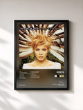 #noir Tableau de l'album My Truth de Robyn, cadre noir, imprimé et encadré en France