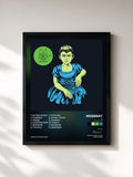 #noir Tableau de l'album III (Deluxe Edition) de Moderat, cadre noir, imprimé et encadré en France