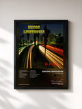 #noir Tableau de l'album Hit the Road de Edison Lighthouse, cadre noir, imprimé et encadré en France