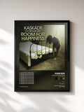 #noir Tableau de l'album Room for Happiness (feat. Skylar Grey) de Kaskade, cadre noir, imprimé et encadré en France