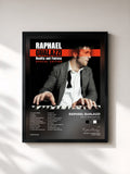 #noir Tableau de l'album Reality And Fantasy (Special Edition) de Raphael Gualazzi, cadre noir, imprimé et encadré en France
