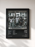 #noir Tableau de l'album One Foot In de Nines, cadre noir, imprimé et encadré en France