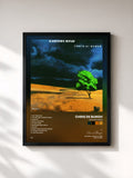 #noir Tableau de l'album Eastern Wind de Chris de Burgh, cadre noir, imprimé et encadré en France