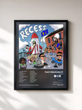 #noir Tableau de l'album Recess de that mexican ot, cadre noir, imprimé et encadré en France
