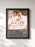 #noir Tableau de l'album A Family Christmas (Deluxe Edition) de Andrea Bocelli, cadre noir, imprimé et encadré en France