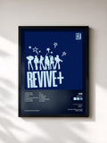 #noir Tableau de l'album REVIVE+ de IVE, cadre noir, imprimé et encadré en France