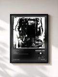 #noir Tableau de l'album The Original Cowboy de Against Me!, cadre noir, imprimé et encadré en France