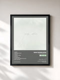 #noir Tableau de l'album Truly Yours, Isak de Isak Danielson, cadre noir, imprimé et encadré en France