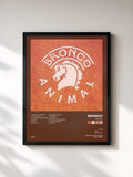 #noir Tableau de l'album Animal de Bronco, cadre noir, imprimé et encadré en France