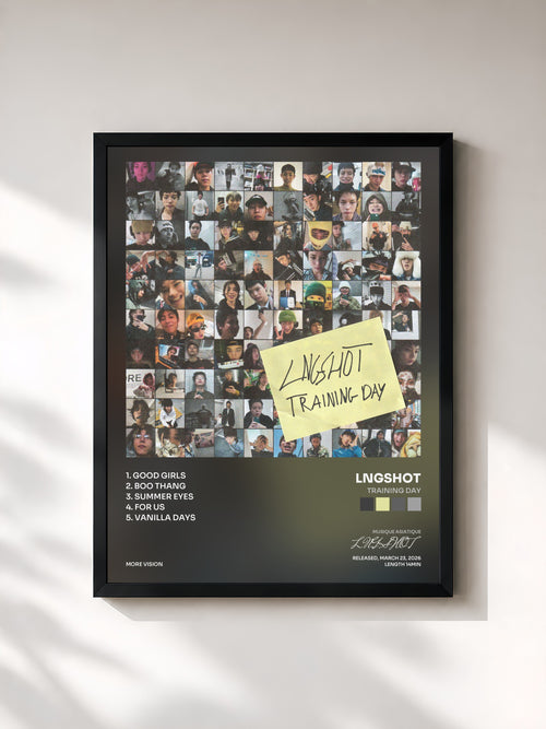 LNGSHOT · Training Day — Affiche encadrée