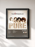 #noir Tableau de l'album Pure de No Angels, cadre noir, imprimé et encadré en France