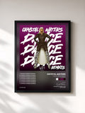 #noir Tableau de l'album Dance Dance Dance (UK Remixes) de Crystal Waters, cadre noir, imprimé et encadré en France