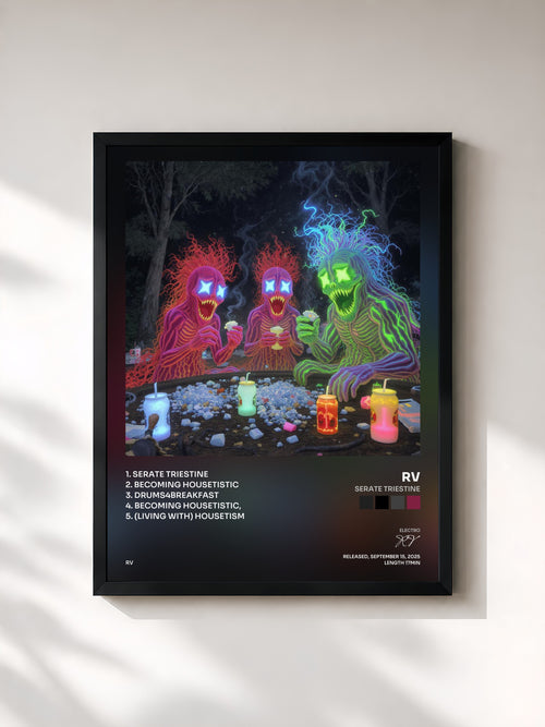 RV · Serate Triestine — Affiche encadrée