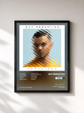 #noir Tableau de l'album Conscious de Guy Sebastian, cadre noir, imprimé et encadré en France