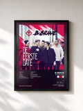#noir Tableau de l'album De Eerste Date de B-Brave, cadre noir, imprimé et encadré en France