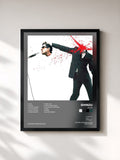 #noir Tableau de l'album Blow de Ghinzu, cadre noir, imprimé et encadré en France