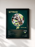 #noir Tableau de l'album 30 I Nostri Anni de Stadio, cadre noir, imprimé et encadré en France