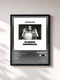 #noir Tableau de l'album Planet Nowhere de Razorlight, cadre noir, imprimé et encadré en France