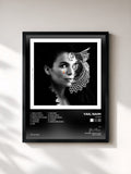 #noir Tableau de l'album Older de Yael Naim, cadre noir, imprimé et encadré en France