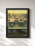 #noir Tableau de l'album One for the Kids de Yellowcard, cadre noir, imprimé et encadré en France