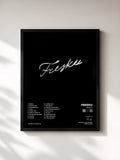 #noir Tableau de l'album Fresku de Fresku, cadre noir, imprimé et encadré en France