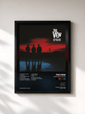 #noir Tableau de l'album Exorcism of Youth de The View, cadre noir, imprimé et encadré en France