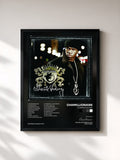 #noir Tableau de l'album Ultimate Victory de Chamillionaire, cadre noir, imprimé et encadré en France