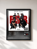 #noir Tableau de l'album BSB Vol. 4 (Deluxe Edition) de Troy Ave, cadre noir, imprimé et encadré en France