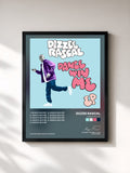 #noir Tableau de l'album DANCE WIV ME de Dizzee Rascal, cadre noir, imprimé et encadré en France
