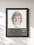 #noir Tableau de l'album In My Life de Cilla Black, cadre noir, imprimé et encadré en France