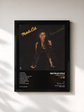 #noir Tableau de l'album Unpredictable de Natalie Cole, cadre noir, imprimé et encadré en France