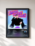 #noir Tableau de l'album Another Friday Night de Joel Corry, cadre noir, imprimé et encadré en France