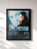 #noir Tableau de l'album Com Muito Louvor de Cassiane, cadre noir, imprimé et encadré en France