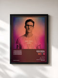 #noir Tableau de l'album From Nowhere EP de Dan Croll, cadre noir, imprimé et encadré en France